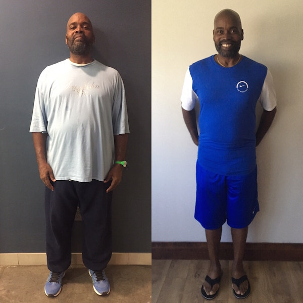 Before and After 4 Weeks at Unite Fitness Retreat