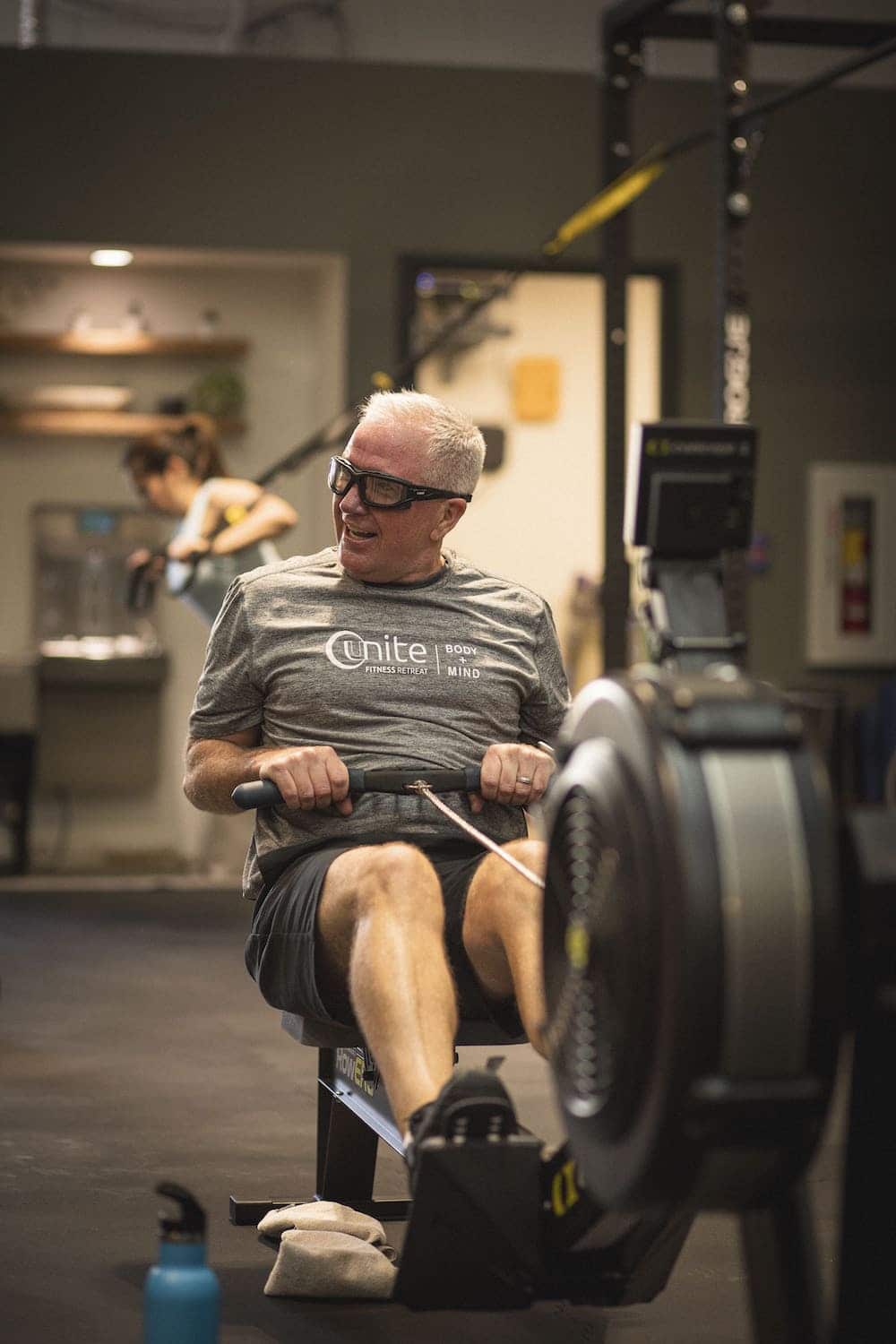 man at weight loss camp