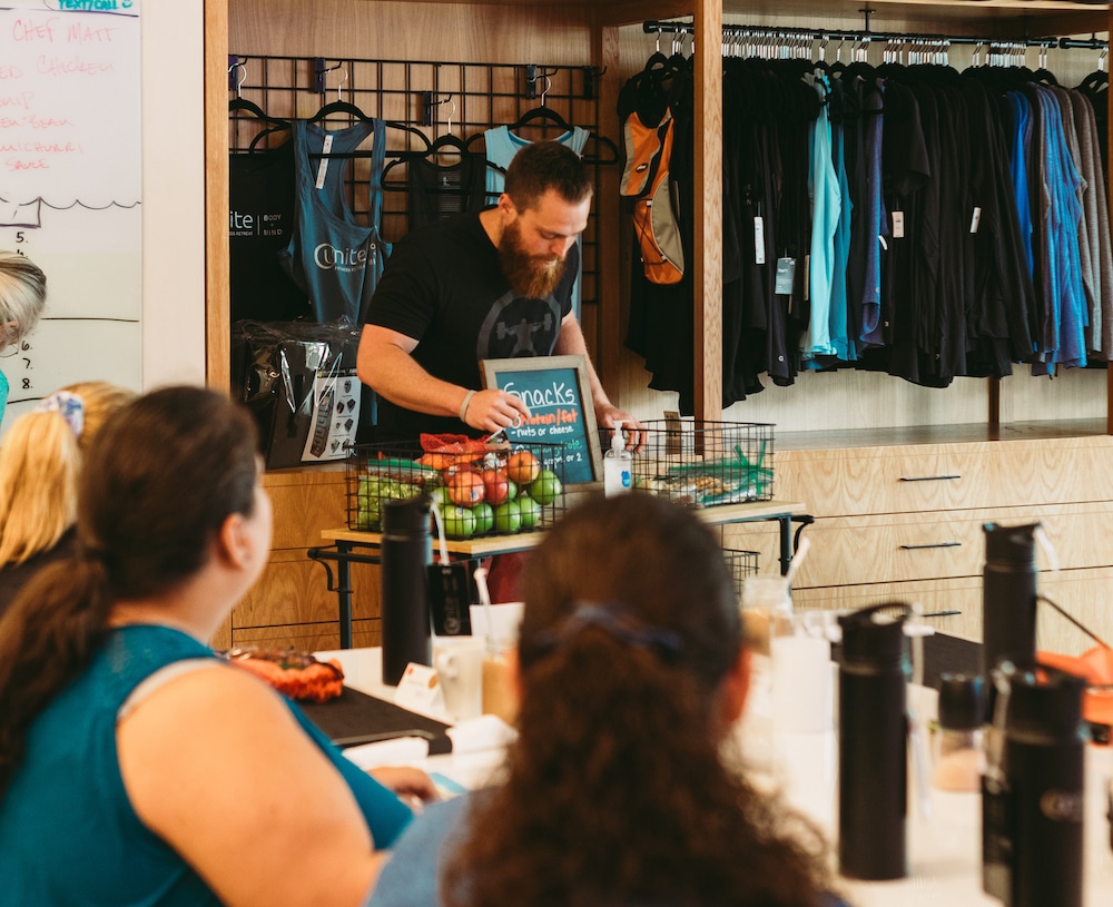 Unite Fitness Retreat Nutrition