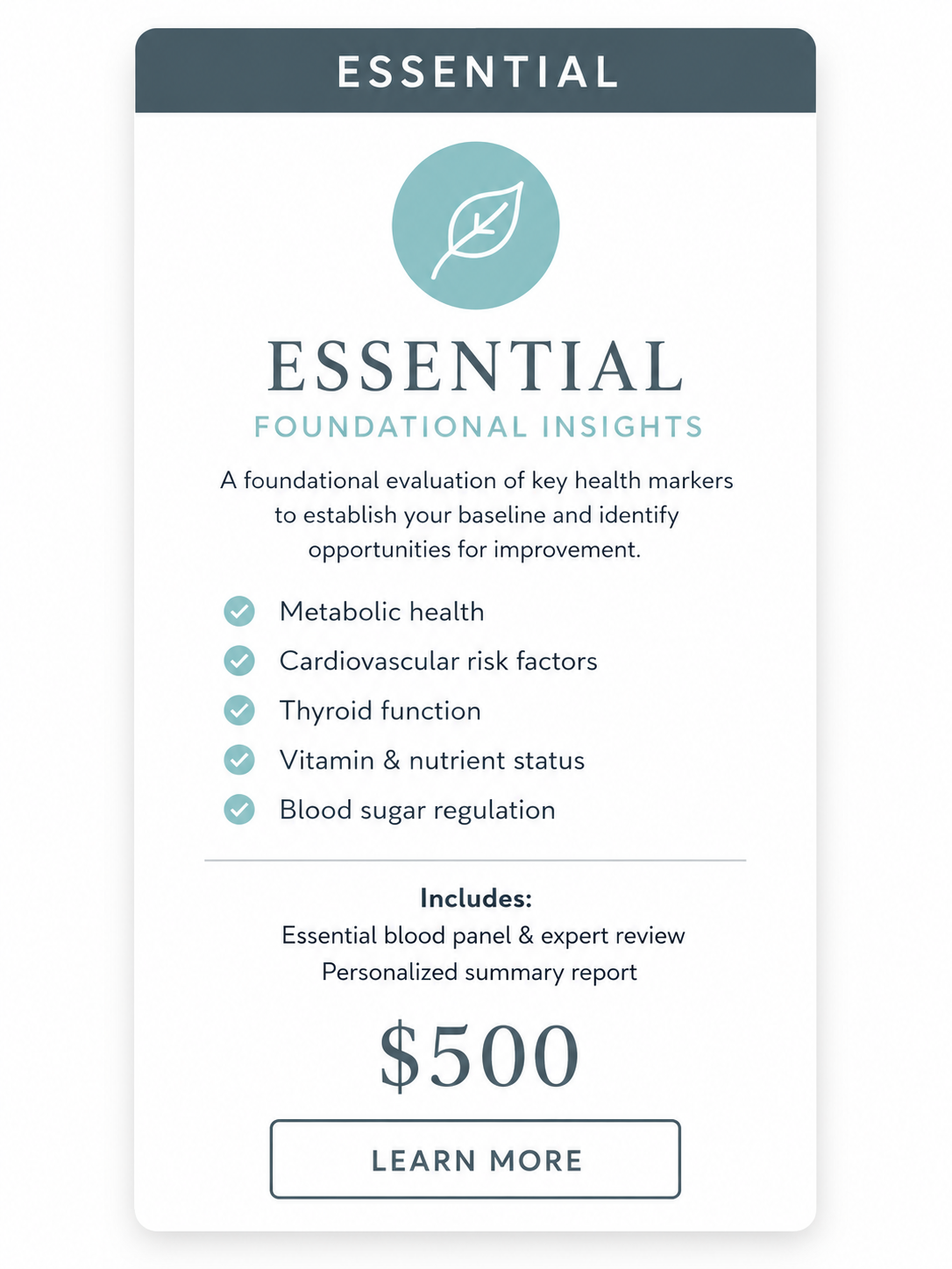 Unite's Essential Longevity Program
