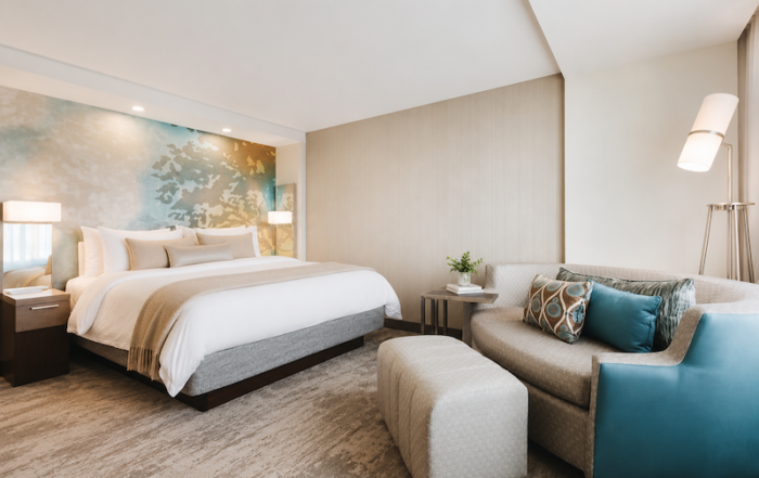 Modern Unite Fitness Retreat Guest Room