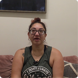 "I was nervous to come alone"