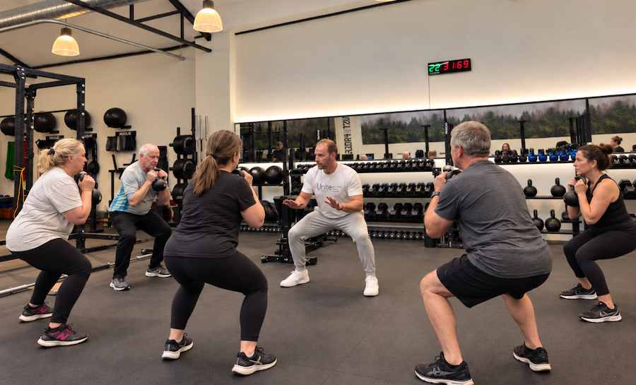 Unite Fitness Retreat Kettlebell Training Session